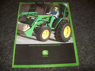John Deere Tractor 790 990 5105 5205 Tractor Brochure Literature Ad