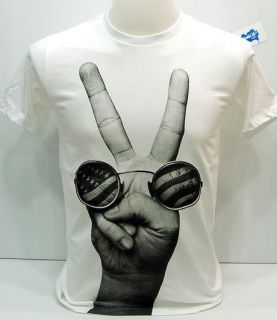 The Beatles John Lennon US Peace Rock T Shirt L
