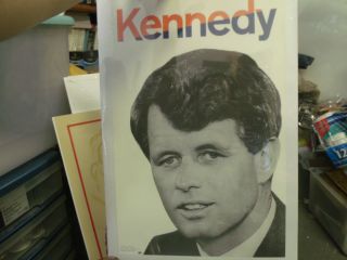 John F Kennedy Political Poster Full Face Bust 19 x 12 Inches