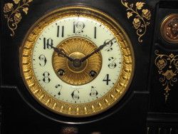  1880 Japy Freres Bailey Banks Biddle Greek Revival Mantel Clock