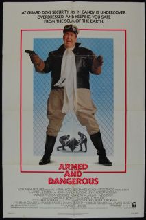 Armed and Dangerous 1986 John Candy Movie Poster