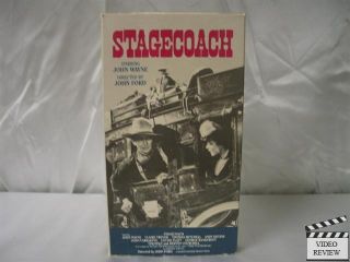 Stagecoach VHS John Wayne John Carradine John Ford