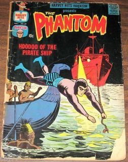 Harvey Hits 44 The Phantom May 1961 Hoodoo of The Pirate SHIP  