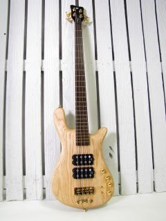 MINT USED Warwick Streamer Double Buck 4 String Bass Natural German  