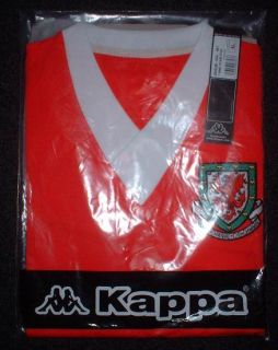 WALES CYMRU BNIB BNWT New Football Soccer Shirt Jersey Uniform KAPPA XL XLarge  