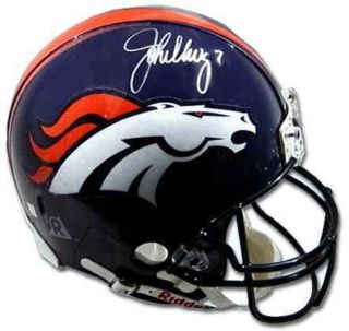 John Elway Signed Denver Broncos Pro Helmet w COA  