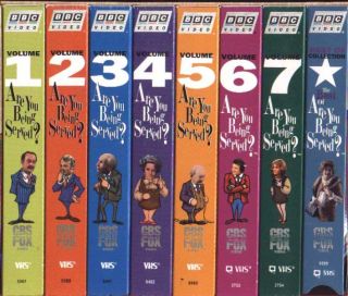 8 VHS BOX SET ARE YOU BEING SERVED BBC Series NEW  