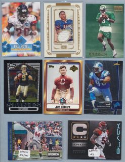 50 Card NFL Rookie Auto Insert Jersey Collection Lot Robert Griffin III Cam  