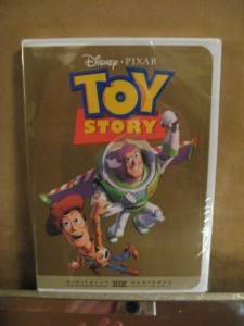 Toy Story DVD 2001 OOP Factory SEALED 10 Years Old Gold Cover  