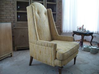 Vintage 1950's John M Smyth Classic Highback Chair  