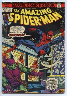 Amazing Spider Man 137 Oct 1974 Green Goblin App Romita Cover Andru Art Marvel  