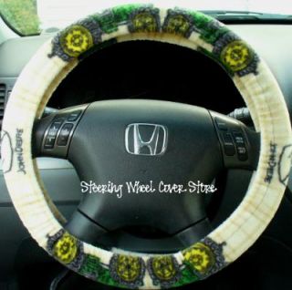 Car Steering Wheel Cover Green John Deere Tractor New  