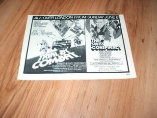 Trial by Combat John Mills Movie 1976 Magazine Advert  