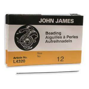 John James English Beading Needles Size 12 41433  