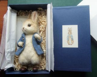 R John Wright Beatrix Potter Peter Rabbit Doll Mint in Box 003 500  