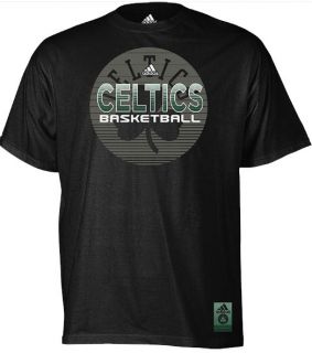 Boston Celtics ADIDAS Black Vibe Wordmark T Shirt Mens SZ S 2XL  