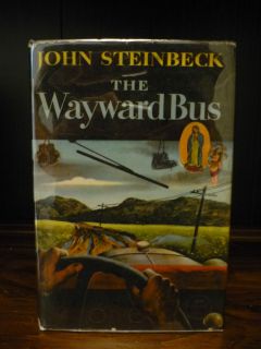 John Steinbeck The Wayward Bus 1947 First Edition First Printing DJ  