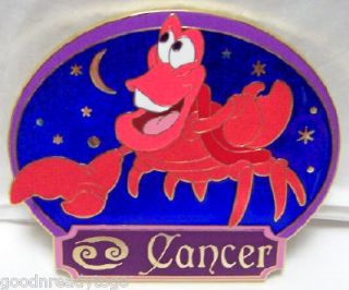 Disney Sebastian Cancer Crab Jumbo Horoscope Le 300 Pin  