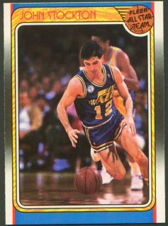 1988 1989 Fleer Basketball John Stockton 127  