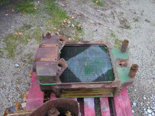 John Deere R diesel tractor original JD radiator  