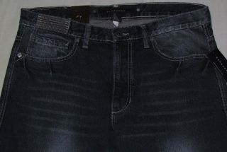 Sean John Jeans New Mens High End Hamilton Blue Denim Size 36 x 35  