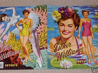 Gorgeous ESTHER WILLIAMS Paper Doll Book from PSP  