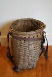 Vintage Old Hand Woven Adirondack Pack Basket Classic Adks Antique Wicker Design  