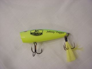 John Deere Traditional Colors JOHNNY POPPER Collectible Fishing Lure MIP  