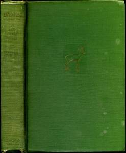 Bambi A Life in The Woods Felix Salten 1928 1st American Edition HB No DJ  