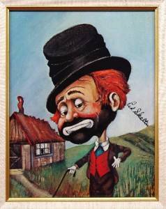 FREDDIES SHACK by RED SKELTON CANVAS TRANSFER Lithograph 4141 5000 RARE MINT  