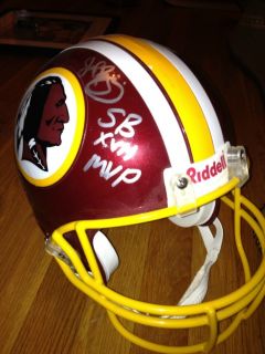 Redskins Helmet Signed by John Riggins  
