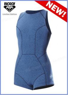 Women's Roxy Cynthia Rowley x Back Short John 2mm Wetsuit Le Limited Edition  