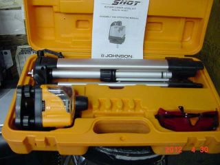 Johnson Level Tool Co Hot Shot 40 0917 Rotary Laser Level Kit  