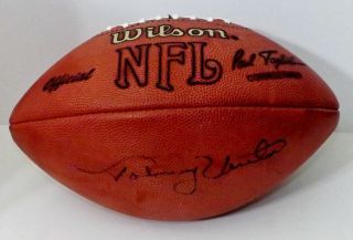Johnny Unitas SIGNED Official NFL Football JSA X69574  