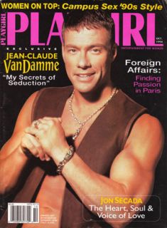 Playgirl October 1994 Jean Claude Van Damme Jon Secada International Male Nude  