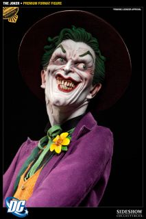 Sideshow Joker Premium Format Exclusive Statue DC Comics Batman Heath Ledger  