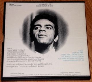 Johnny Mathis Those Were The Days 1968 CBS 4 Track 7 1 2 IPS Reel to Reel Tape  
