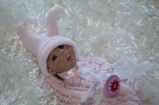 OOAK Polymer Clay Bundle Baby Girl Ooaks by Wendy Super Cute L K  