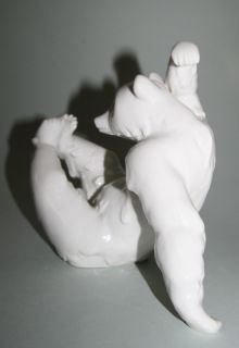 KPM Porcelain Sculpture Ice Bear Polar Bear C 1970  