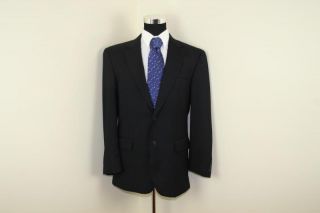 Jos A Bank Men's Suit Jacket Blazer 42 R Navy Blue  