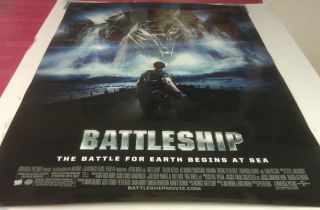 Battleship Movie Poster 2 Sided Original Final 27x40 Rihanna  