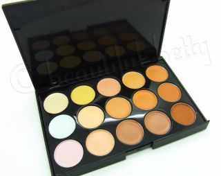 15 Color Camouflage Highlight Shading Concealer Cream Palette CON2US  
