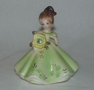 WILDWOODHOME Vintage Josef Originals August Birthday Girl Figurine  