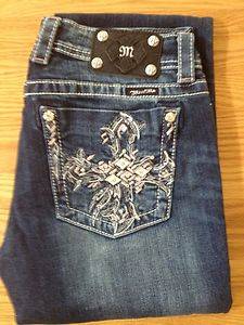 Miss Me Womens Jeans JP5494B "Feathered Cross"  