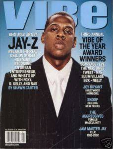 Vibe Magazine Jay Z Joy Bryant January 2003  