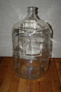 Vintage Crisa Glass 5 Gallon Water Bottle Made in Mexico Beer Wine Making Carboy  