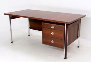 Danish Mid Century Modern Rosewood Desk by Finn Juhl  