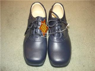 Josmo Navy Blue Leather School Uniform Shoes Oxfords Toddler Boys Size 11  