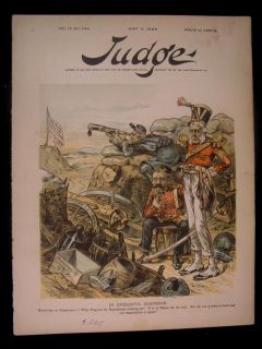 Judge Magazine May 5 1888 Political Commentary Color  