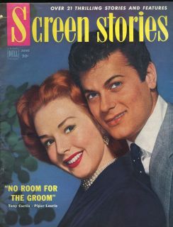 STORIES MAGAZINE PIPER LAURIE TONY CURTIS JUDY HOLLIDAY GLENN FORD